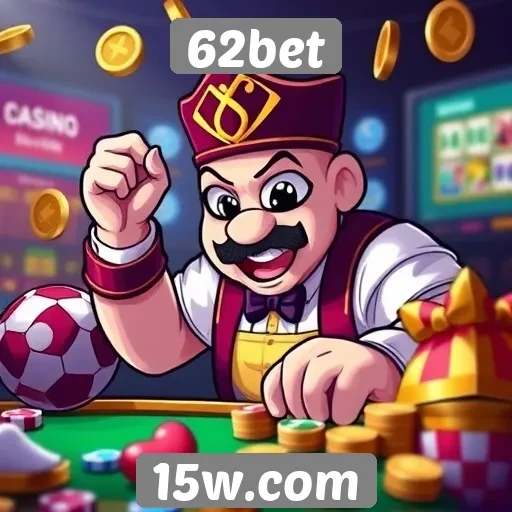 Plataforma 62bet oferece diversidade em jogos de cassino