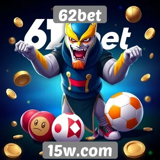 A variedade de jogos disponíveis no 62bet